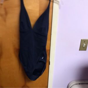 Nautica Navy 1pc swimsuit dress classic sz10